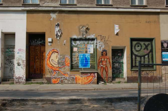 streetart LinienstarÃ�e 75