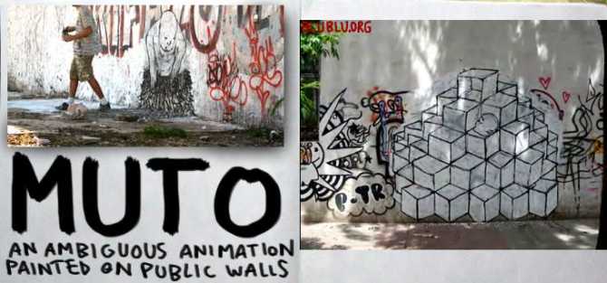 Streetartkurzfilm: Blu - â��Mutoâ��