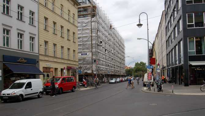 Ehemaliges Kaufhaus Wertheim in der Rosenthaler StraÃ�e