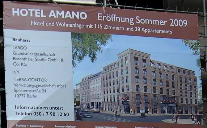 Hotel Amano, Auguststrasse