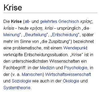 Krise Definition wikipedia
