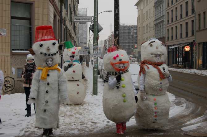Schneemann-Demo