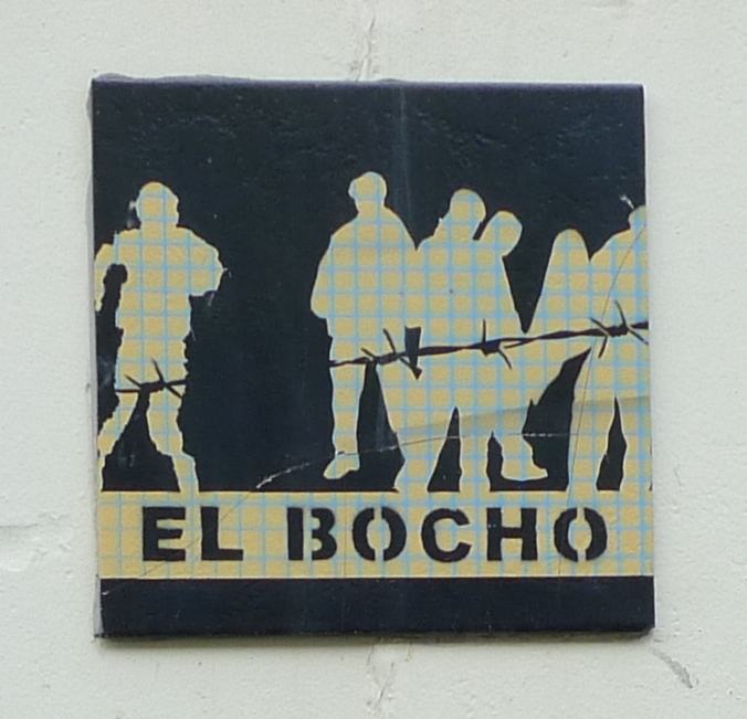 bemalte Fliese von El Bocho