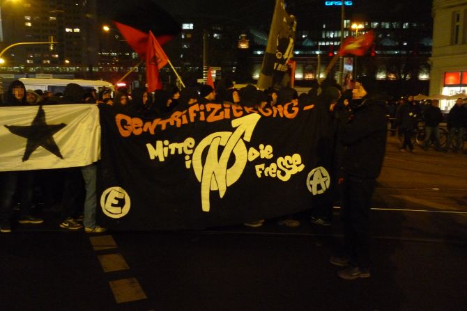 Demonstration gegen Polizeigewalt und Gentrifizierung