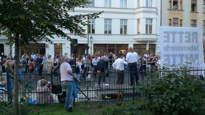 Aktionstreffen Auguststrasse 25.8.2011