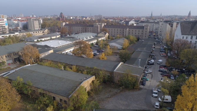 Das Dragonerareal von oben